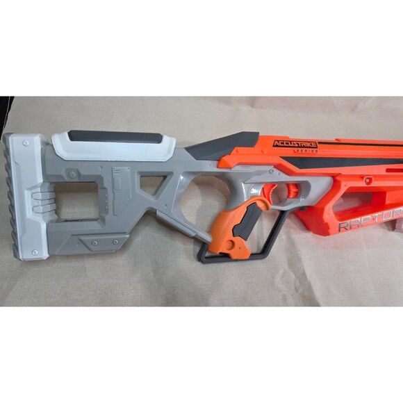 Nerf N-Strike Elite AccuStrike RaptorStrike Sniper Blaster With Clip - No Darts - Picture 6 of 10